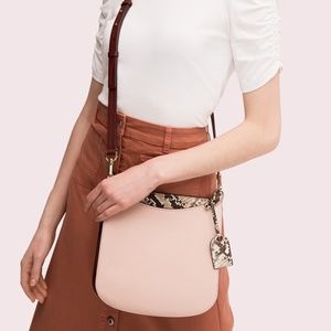 Kate Spade Margaux Embossed Snake Large Crossbody